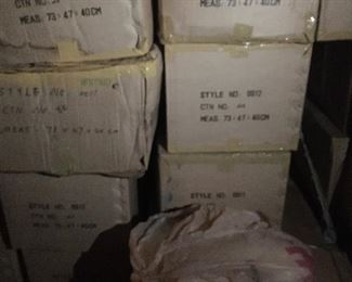 CASES OF BRAND NEW 100% SILK QUILTED COATS! RED, BLUE, GREEN, BLACK, YELLOW, ORANGE! STILL IN ORIGINAL PACKAGING!