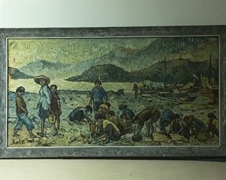 Oil paintings on canvas by famous artist SHEK! 