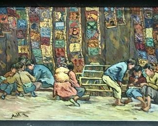 Oil paintings. 1959 signed by artist SHEK!