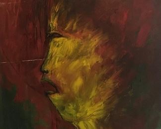 Large oil paintings. This one is approximately 60x48. Signed. 