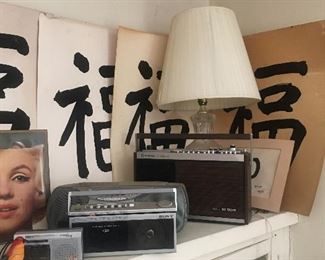Radios, Boom boxes, art!
