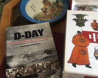 Books throughout the estate along with the complete library.