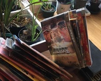 Books, records, movies, videos