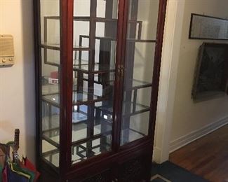 Chinese lacquer cabinet.