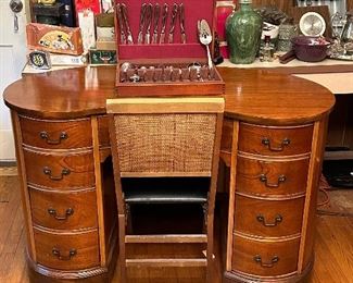 Vintage kidney desk.