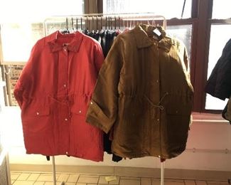 NEW old stock! SILK JACKETS $10 EACH OR 3 for $25! Puffy or Quilted! All sizes and colors! 