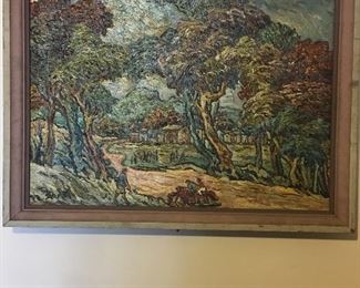 Oil painting by SHEK.