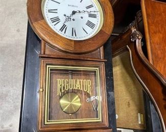 Seth Thomas Regulator clock 34 x 17 x 5 in