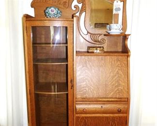 Antique oak Secretary/Bookcase