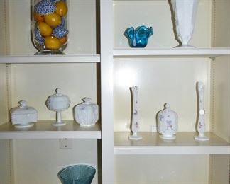 Westmoreland Glass Milk Glass items, etc
