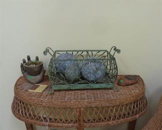 Wicker Console