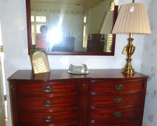Mahogany Dresser with Mirror