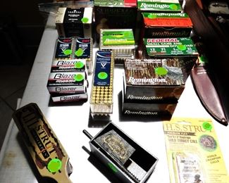 Ammo, duck calls, etc