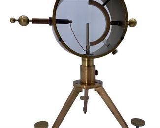 Antique Brass Laboratory Electric Transverse Galvanometer 