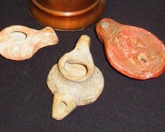Early pottery pipes 