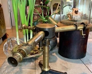 Antique Paris France Prism Spectrometer 