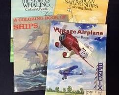 wcoloring books with ships and airplanes1751 t