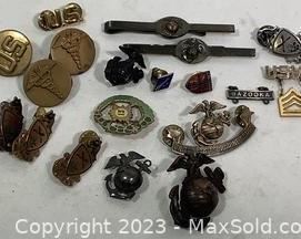 wus marine corps usmc insignia and pins1941 t