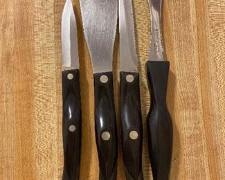 Cutco knives, fork, spreader