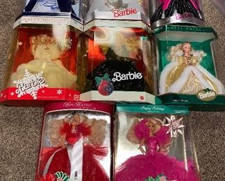 Holiday Barbies