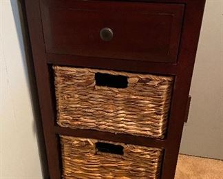 Side table with storage