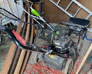 2 lawnmowers 
