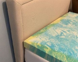 Contemporary queen bed