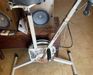 Folding exercise bike