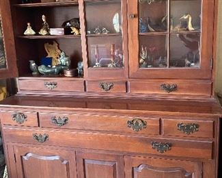 Beautiful cherry hutch 