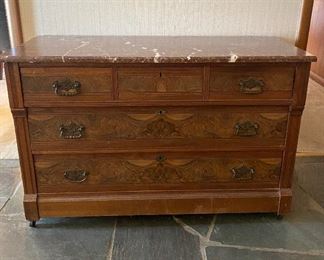 Awesome marble-top cabinet