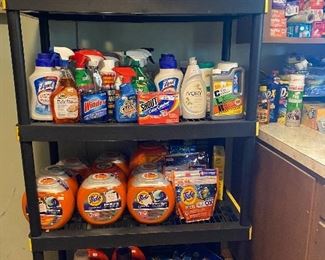 Cleaning supplies (most new)