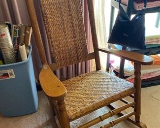 Wicker rocker