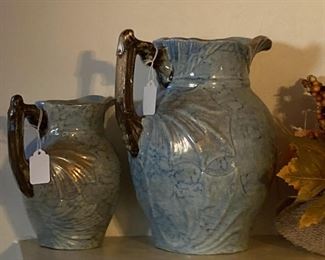 Pottery pitchers