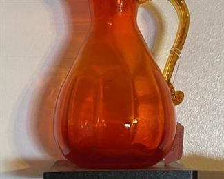 Amberina pitcher