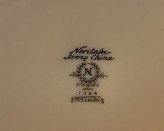 Noritake China "Monteleone" service for twelve