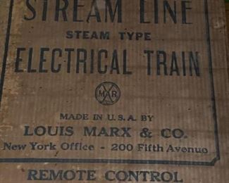 One of two Louis Marx train sets