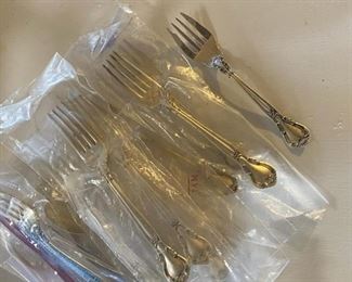 Early Gorham, popular "Chantilly" pattern, 48 pieces