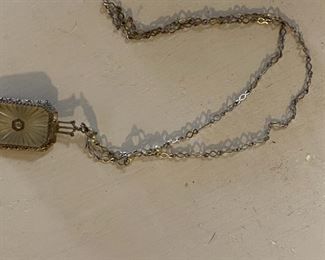 Art Deco sterling necklace