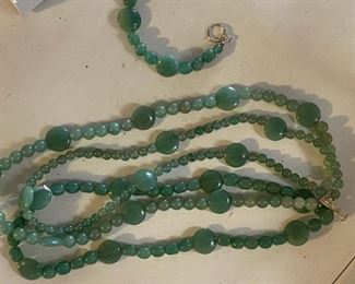 Signed bead necklace by Valarie Richardson