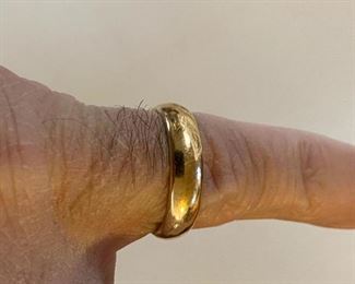 14K wedding band