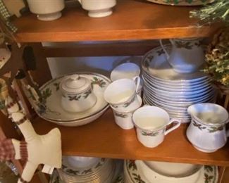 Centurian Christmas china service for 16