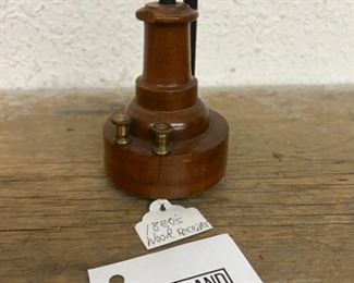 1880s wooden long pole telephone receiver