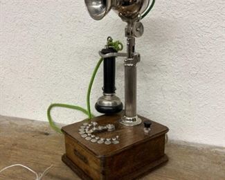 early Wilhelm antique telephone