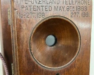 The Overland Telephone wall telephone