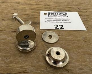 nickel telephone knurl nut parts