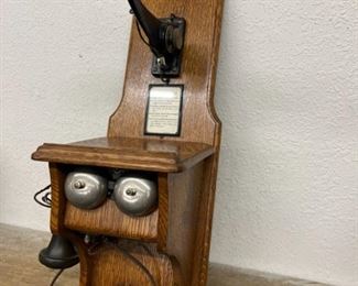 Oak fiddleback telephone