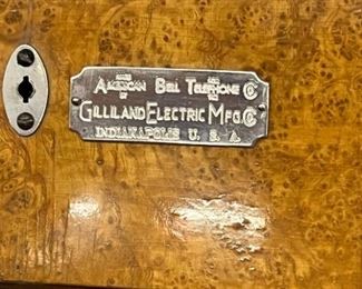 Gilliland Electric American Bell Telephone rare 3 box phone