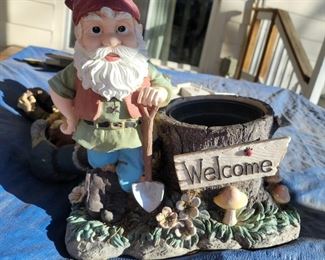 Yard Art - Elves, elves and more elves