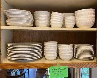 White Element china set