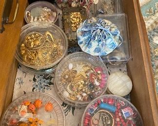 Some of the costume jewelry